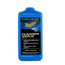 Meguiar's Boat/RV One Step Cleaner Wax - 2 x 473 ml (946 ml au total) - Cire haute performance tout-en-un pour bateaux et camping-cars