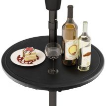 Coast Parasol Table - Réglable - PE - 50 x 17 cm - Noir
