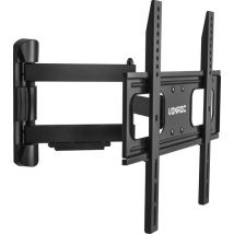 VONROC Support TV - Orientable et inclinable pour 32 à 75 pouces - Universel jusqu'à 50 kg. - Matériel de montage inclus
