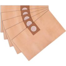 VONROC Sacs d'aspirateur pour VC504AC, VC506AC & VC509AC aspirateur eau et poussière/tout usage - 5 pièces