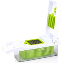 Trancheur alpina - 14 pièces - Kitchen Aid avec tamis et filtre à protéines - Blanc/Vert