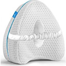 Softsie Coussin de genou pour le lit - Coussin de jambe - Coussin de genou orthopédique - Oreiller de sommeil latéral