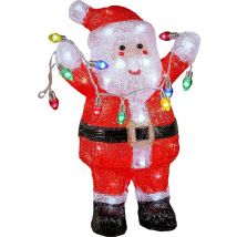 Luca Lighting Christmas Lights Outdoor Father Christmas - L22 x W15 x H35 cm - Multicolore