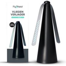 FlyShield Détecteur de mouches de table avec USB - Ventilateur anti-mouche - Attrape-mouche - Ventilateur anti-mouche - Noir