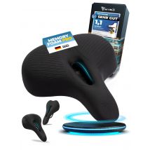 Selle de vélo Mivelo confortable & ergonomique avec mousse à mémoire de forme 100% étanche "Comfort Pro" City