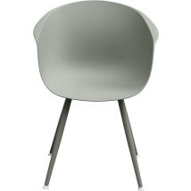 Feel Home - Siège baquet de luxe pour l'extérieur - Gris MOSS - Lot de 2 pièces