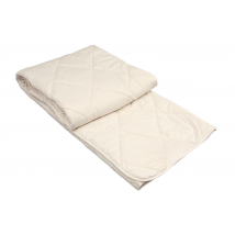Couette d'hiver en laine naturelle 135 x 200 cm - chaude et respirante