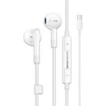 Écouteurs filaires Golden Sound - Écouteurs avec fil et microphone - Connexion USB-C