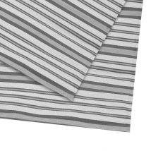 Niceey Tapis d'extérieur - Tapis de jardin - Tapis - 120x180cm - Gris/Blanc