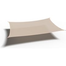 Platinum Sun & Shade - Coolfit - Toile d'ombrage - Rectangle - 500x300cm - Blanc cassé - Garantie 5 ans - 95% de protection UV - Tissu solide 285 g/m² - Grande solidité des couleurs