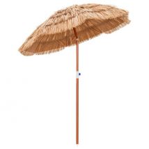 Coast Parasol - Parasol en osier - Hauteur réglable - Sac de transport inclus