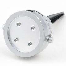 Lampe de jardin LED - Argent