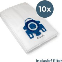Sacs pour aspirateurs - 10 pièces - Convient aux aspirateurs Miele GN - Convient aux aspirateurs Complete C2 et C3 / Classic C1 et autres - Filtre inclus
