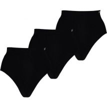 Slip en bambou taille haute | Noir | 3-Pak | Taille XL | Sous-vêtements femmes | Slip femmes | Sous-vêtements femmes adultes | Boxer femmes | Bambou | Sous-vêtements femmes Bambou | Bambou | Apollo