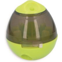 maxxpro Snack Ball - Petit chien ou chat - Jouet pour animaux - Contre l'ennui - Balle de jeu - Ajustable - Vert