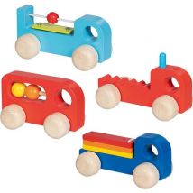 Goki Véhicule en bois avec son