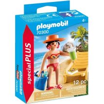 PLAYMOBIL Special Plus Vacancier avec chaise de plage - 70300