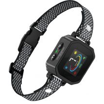 Vulpes Goods® Pets - Collier anti-aboiements PRO v2 - Collier anti-aboiements pour chiens - Rechargeable et automatique - Vibration et audio - Affichage couleur - 100% étanche - Pas de choc - Dispositif anti-aboiements pour petits et moyens chiens - 3-25K