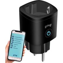 Gologi Smart plug - Prise intelligente - Horloge et compteur d'énergie - WIFI - Google Home & Amazon Alexa - Noir