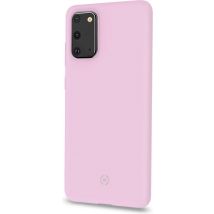 Étui Celly pour Samsung Galaxy S20 - Coque arrière en silicone - rose