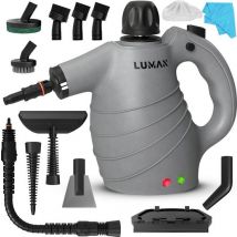 LUMAN 16-in-1 Steam Cleaner C1 - Nettoyeur vapeur à main - Nettoyeur vapeur à main - Cuisine, salle de bain & canapé - Détachant - 1050 Watts - 450 ML - Gris
