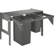 GROHE Poubelle à encastrer - 2 poubelles (1x29L et 1x11L) - 40982000