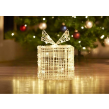Boîtes cadeaux lumineuses - Décoration de Noël - 30 LED - hauteur 15cm