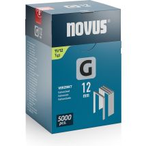 Novus Tools 042-0768 Agrafes avec fil plat Type 11 5000 pièce(s) Dim. (l x l) 12 mm x 10.6 mm