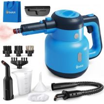 BOLLIT 1500W Steam Cleaner - Handheld Steam Cleaner - Stain Cleaner - Handheld Steam Cleaner - Carpet Cleaner - Steam Cleaner - Including Storage Bag - Powerful Steam Cleaner - Floor, Sofa, Carpet Bathroom & Kitchen