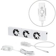 SpeedComfort Radiator Fan Mono Set - Efficacité énergétique - Réchauffement 2x plus rapide - Jusqu'à 22% d'économie d'énergie - Simple à installer - Silencieux - Produit hollandais - Blanc