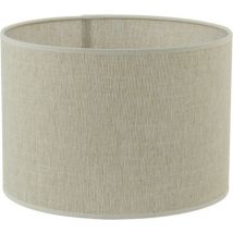 Light & Living Abat-jour cylindrique Breska - Blanc nacré - Ø40x30cm - Moderne
