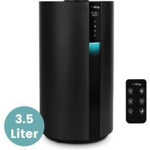 AirKing Humidificateur - Noir - Topfill - 3,5 litres - Hygromètre - Aroma