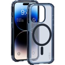 SoSkild iPhone 15 Pro Case MagSafe - Defend Heavy Impact Case - Coque magnétique translucide Magsafe - Gris fumé