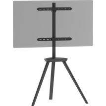 VDD TV Stand - Floor Stand - Studio Tripod - Easel Design - Jusqu'à 65 pouces - Noir