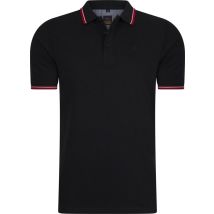 Mario Russo - 4XL - Polo Edward - Hommes - Noir