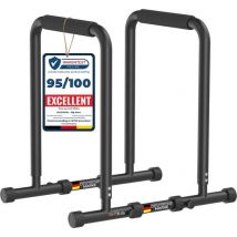 DH FitLife Dip Bars | Dip Station | Strength Station Fitness Equipment for Home | Parallettes Calisthenics Training Equipment | Strength Training 80-100 cm réglable individuellement