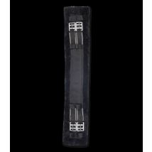 KANTRIE Courte sangle avec fourrure Teddy Noir - 80cm