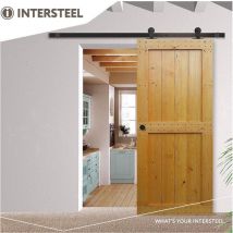 Système de portes coulissantes Intersteel Basic Top noir mat