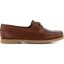 Travelin' Exmouth Men - Mocassins en cuir à lacets - Taille 42 - Bottines - Cuir marron