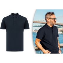 Milanoro - Polo élégant pour homme - bleu roi - M