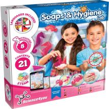 Science4you Soap & Hygiene Lab - Experiment Set - Soap Laboratory for Kids - Make Soaps and Conduct Scientific Experiments - Educational Science Set - 8+ years old