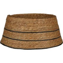 Jupe de sapin de Noël House of Seasons - H26 x Ø58 cm - FSC Mix - Seagrass - Natural Brown, Black