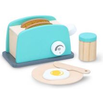 Marionette - Set de grille-pain en bois - 7 pièces - 1 set