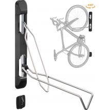 Support vélo mural - système de suspension pour vélo - pivotant - épaisseur de pneu de 2,1 à 2,8 pouces