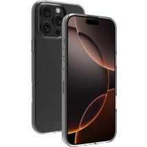 BeHello Case iPhone 16 Pro - Coque fine en gel - Coque flexible en plastique écologique pour iPhone 16 Pro - Transparent