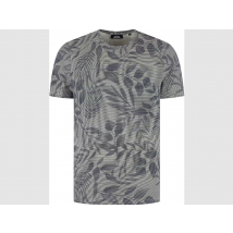 Boston Brothers - T-shirt en jersey imprimé de toutes parts - Doux et confortable - Marine - Taille XL