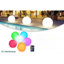 Ampoule Led Hortensus - Solaire - 240V - 20x20x20cm - Télécommande incluse