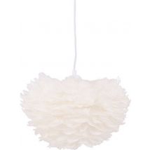 Lampe suspendue Nicola 35x35x20cm blanc