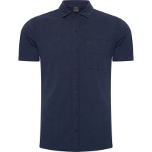 Mario Russo Chemise à manches courtes - Chemise hommes - Polo hommes - t shirt hommes - L - Navy