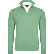 Cappuccino Italia - Pull à fermeture éclair pour hommes - Vert - Taille XXL